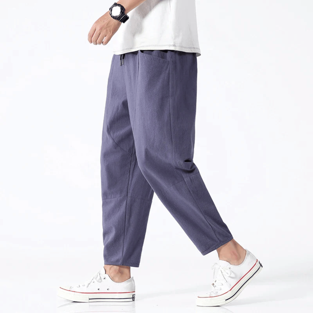 Men's Everyday Cotton Pants - Comfortable and Stylish-Fashinly