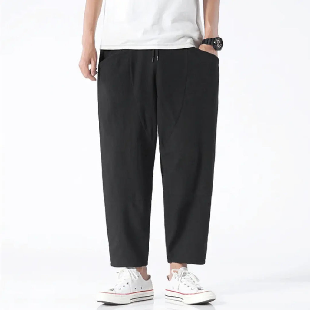 Men's Everyday Cotton Pants - Comfortable and Stylish-Fashinly