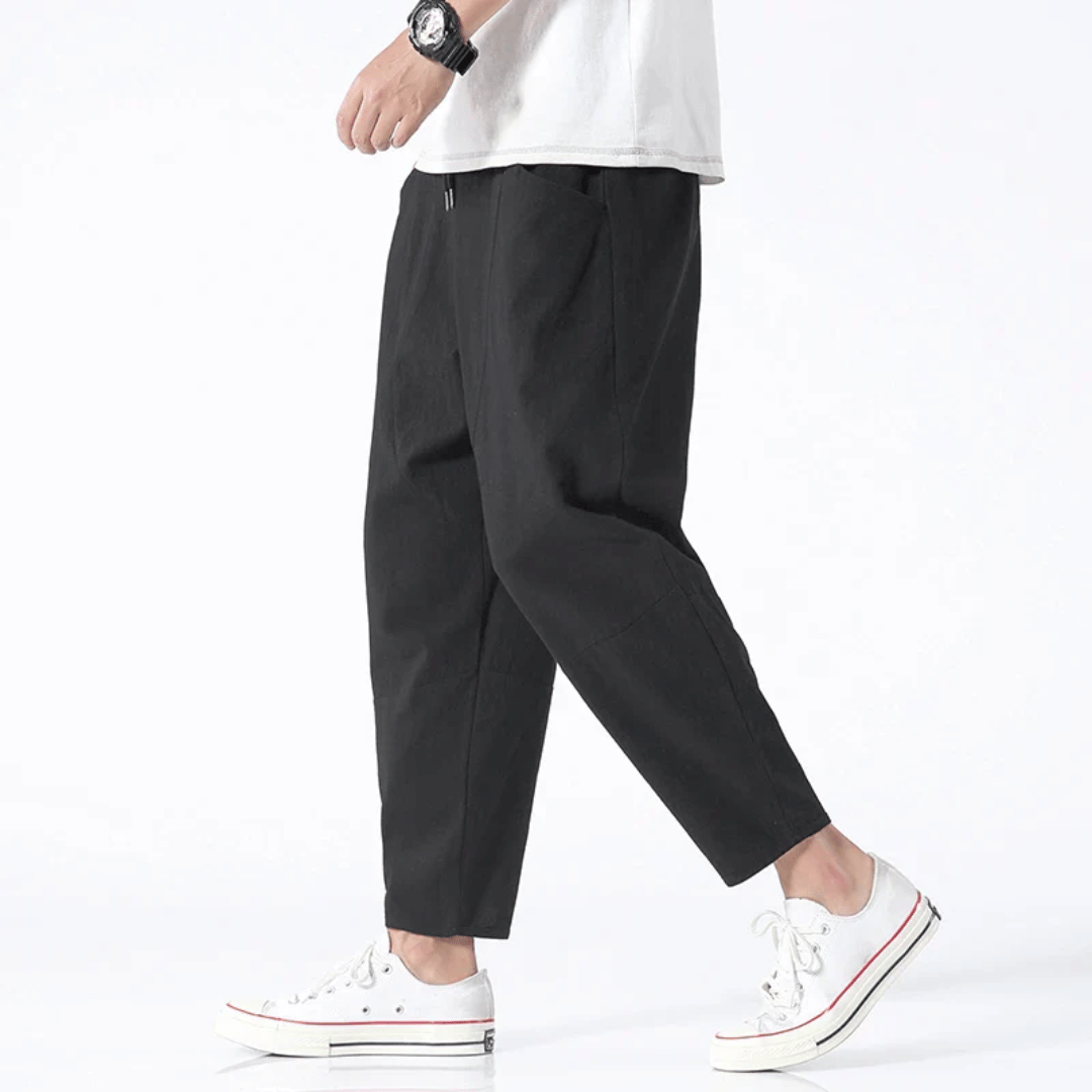 Men's Everyday Cotton Pants - Comfortable and Stylish-Fashinly