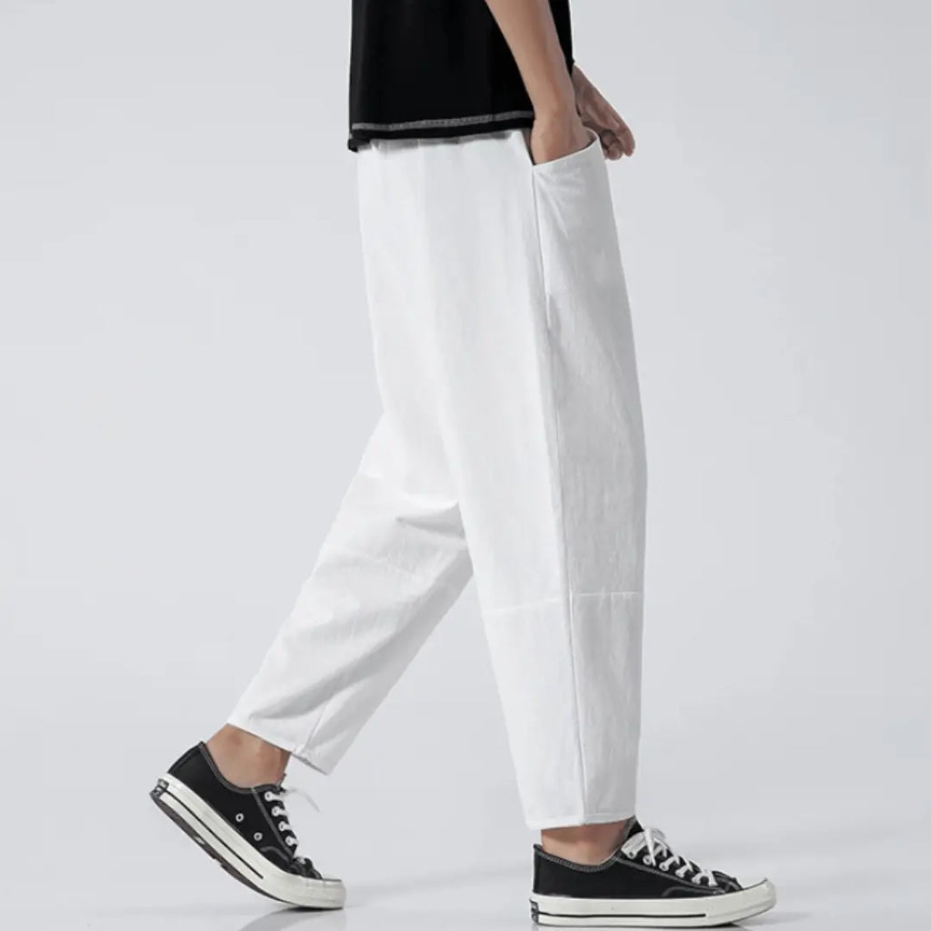 Men's Everyday Cotton Pants - Comfortable and Stylish-Fashinly