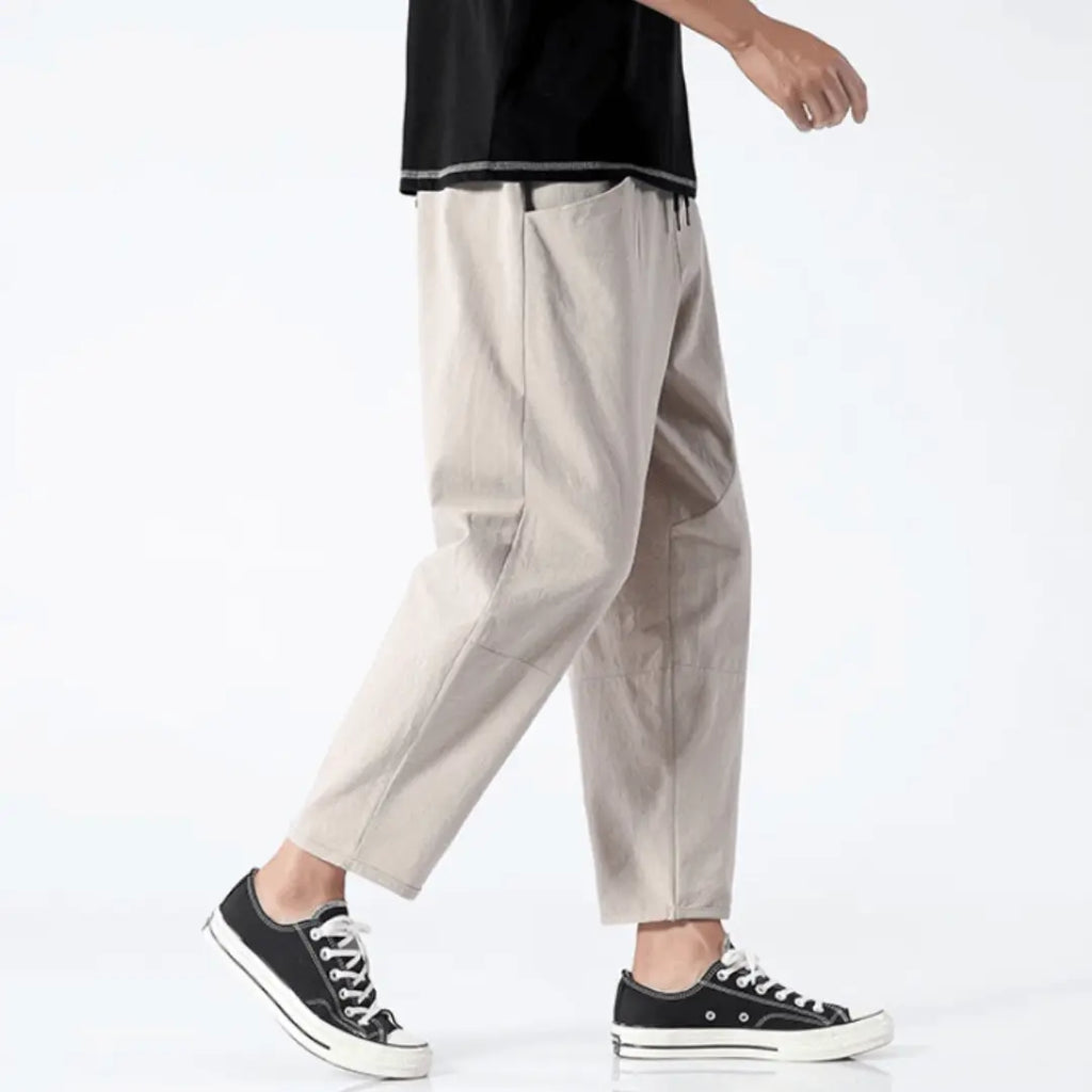 Men's Everyday Cotton Pants - Comfortable and Stylish-Fashinly