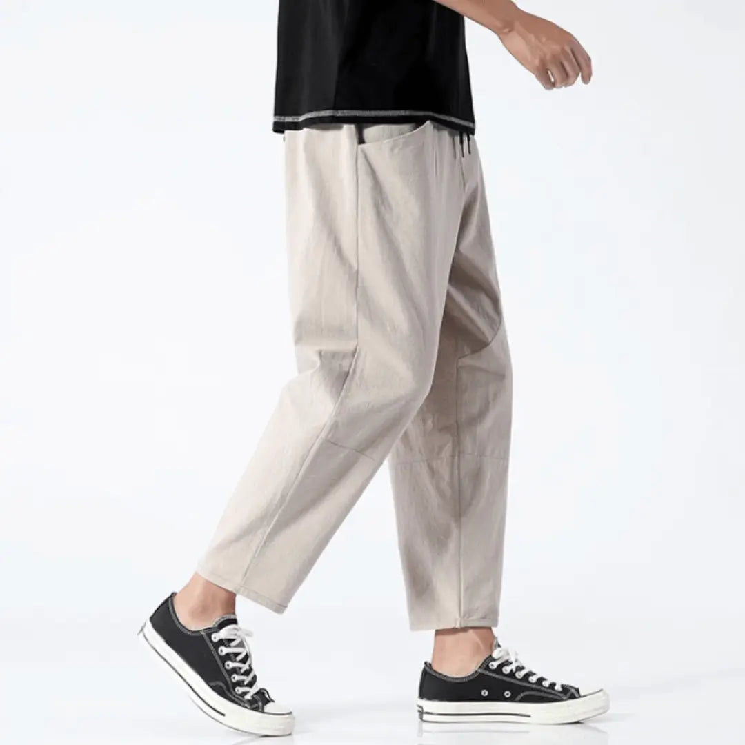 Men's Everyday Cotton Pants - Comfortable and Stylish-Fashinly