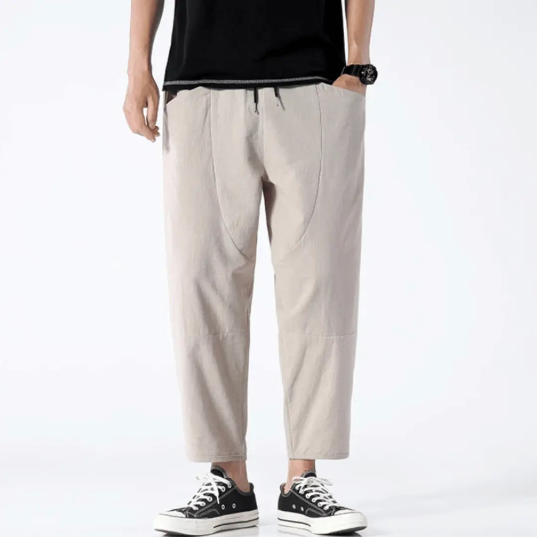 Men's Everyday Cotton Pants - Comfortable and Stylish-Fashinly