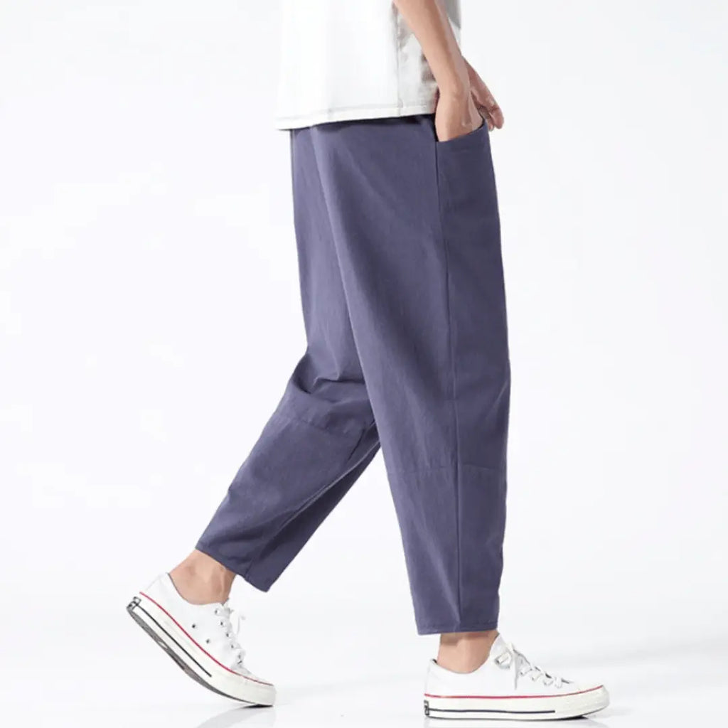 Men's Everyday Cotton Pants - Comfortable and Stylish-Fashinly