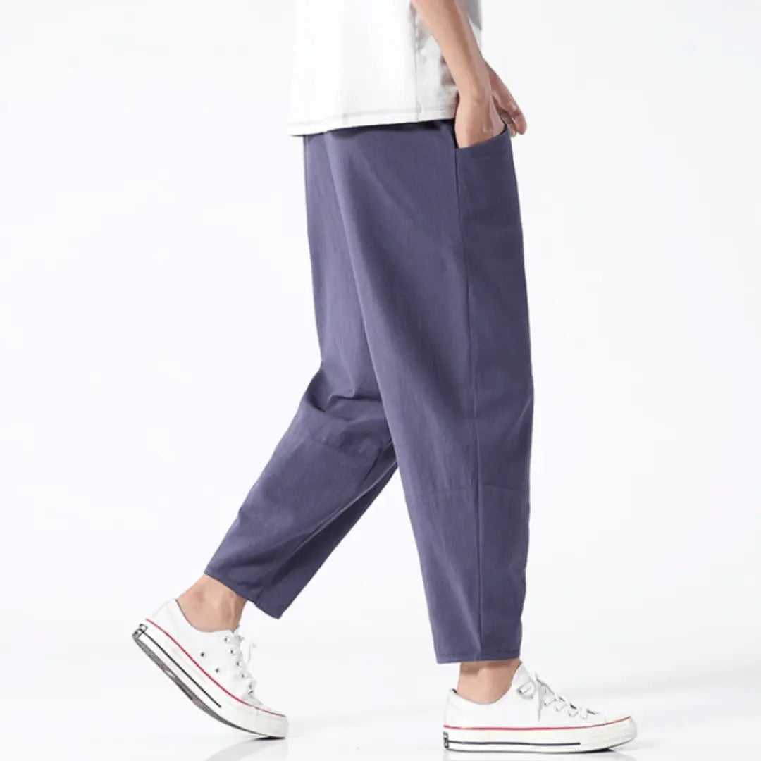 Men's Everyday Cotton Pants - Comfortable and Stylish-Fashinly