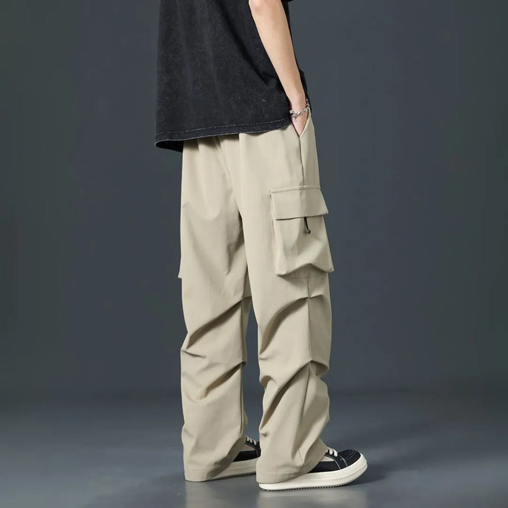 Men's Loose Fit Cargo Pants - Stylish and Comfortable-Fashinly