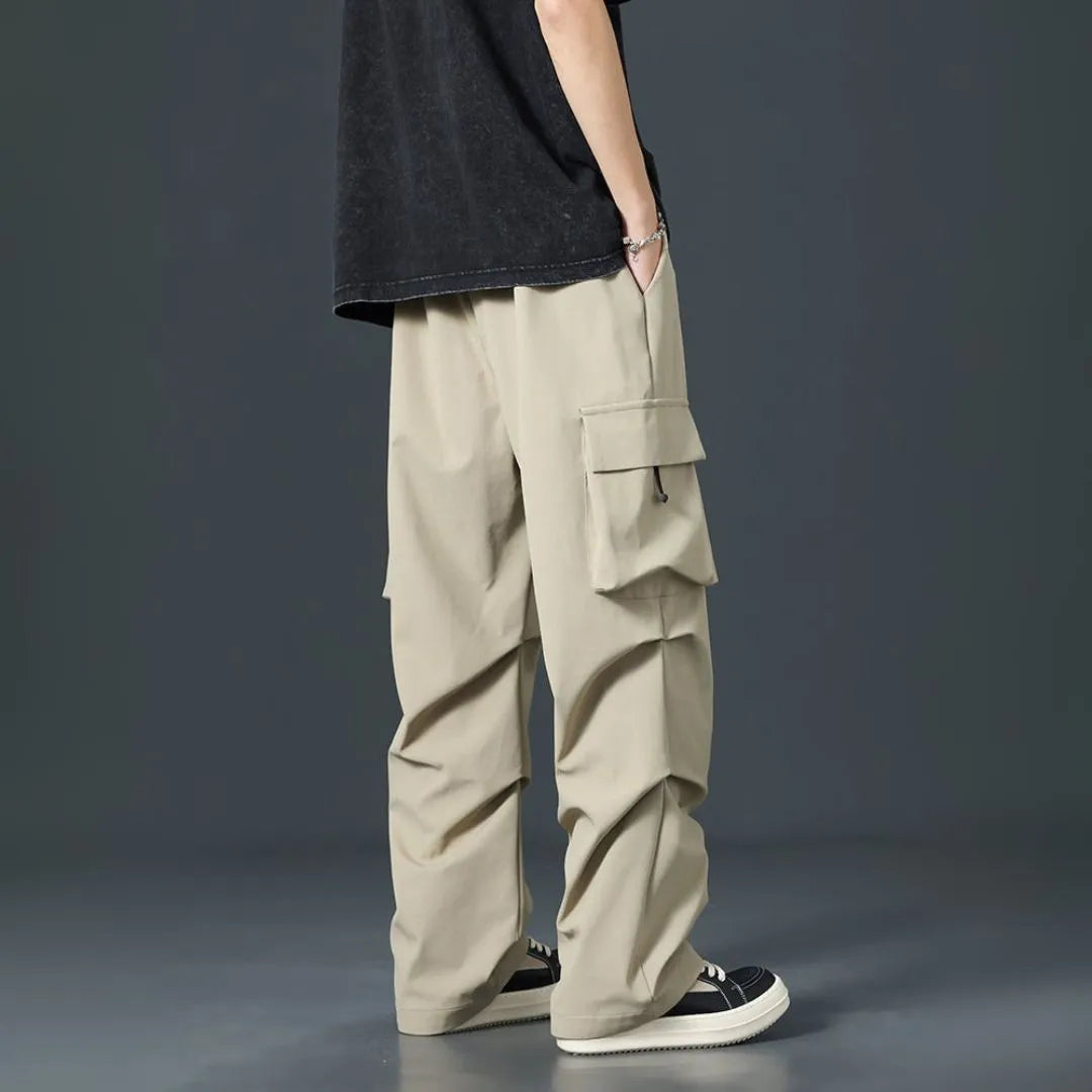 Men's Loose Fit Cargo Pants - Stylish and Comfortable-Fashinly