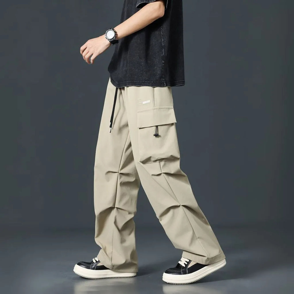 Men's Loose Fit Cargo Pants - Stylish and Comfortable-Fashinly