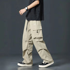 Men's Loose Fit Cargo Pants - Stylish and Comfortable-Fashinly