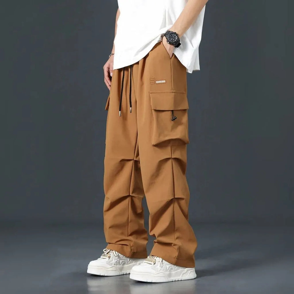 Men's Loose Fit Cargo Pants - Stylish and Comfortable-Fashinly