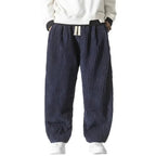 Men's Wide-Leg Corduroy Pants-Fashinly