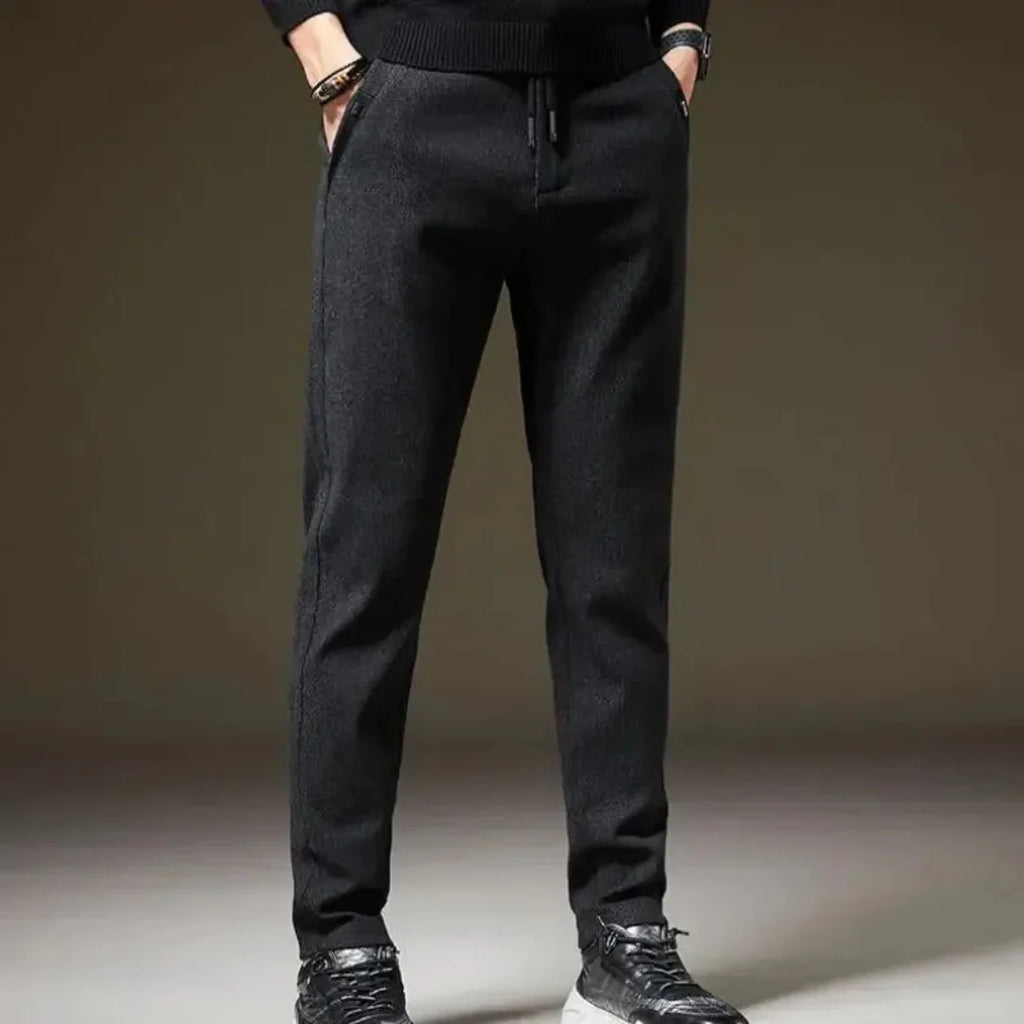 Men's Tailored Drawstring Pants - Stylish and Comfortable Fit-Fashinly