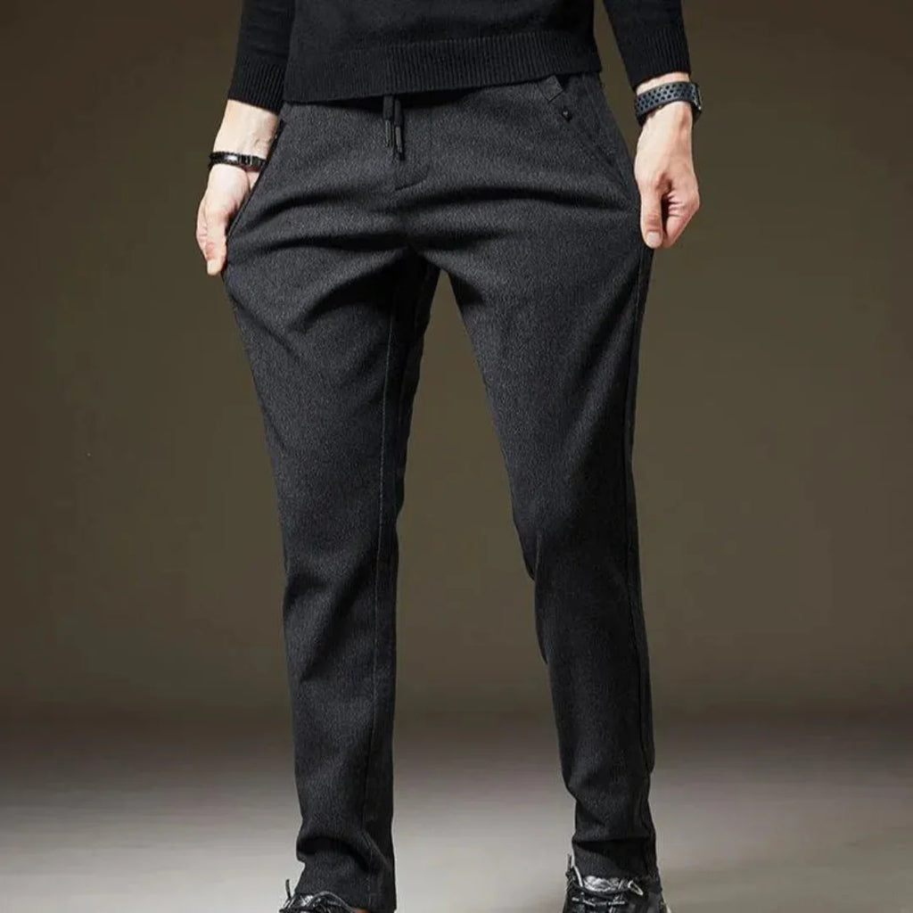 Men's Tailored Drawstring Pants - Stylish and Comfortable Fit-Fashinly
