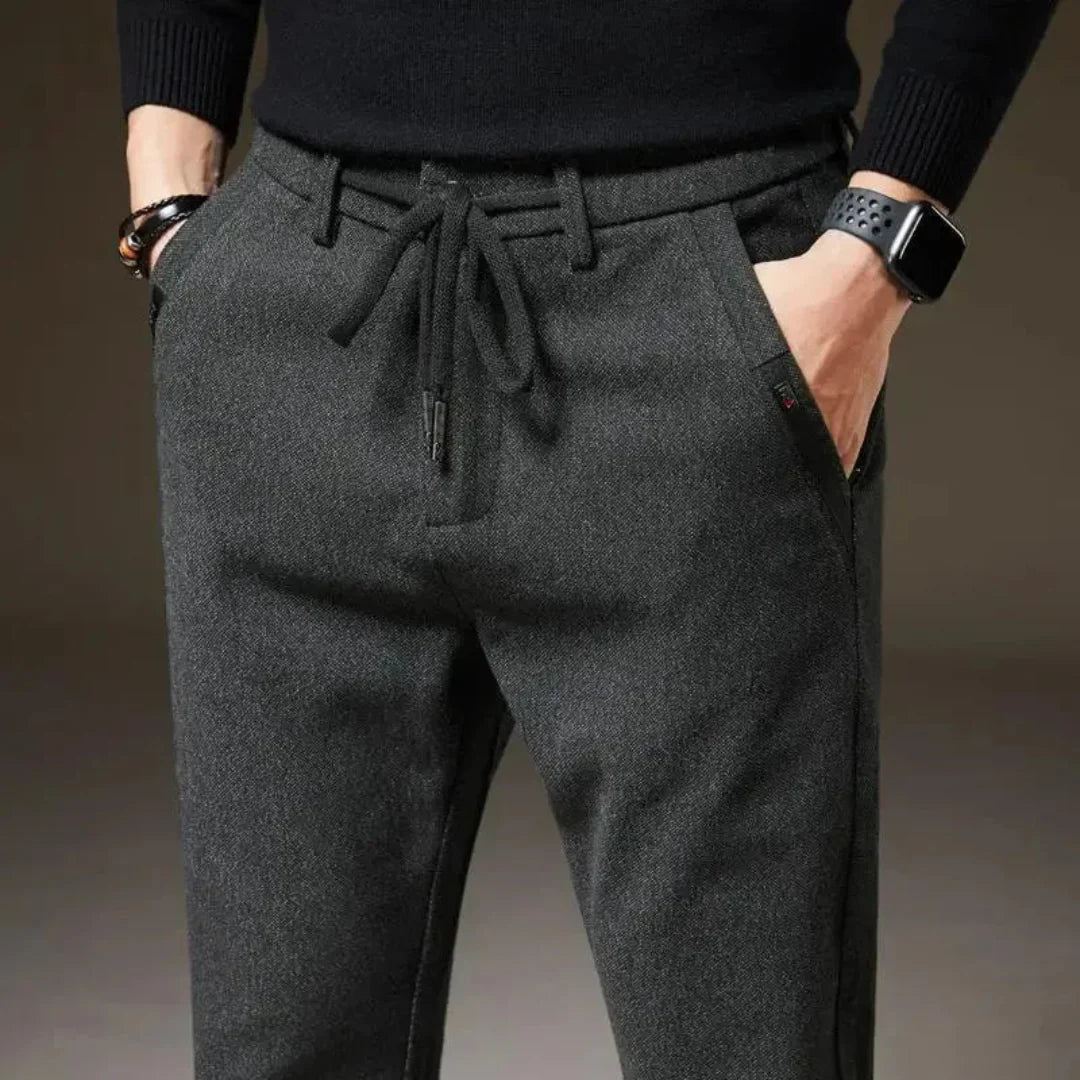 Men's Tailored Drawstring Pants - Stylish and Comfortable Fit-Fashinly