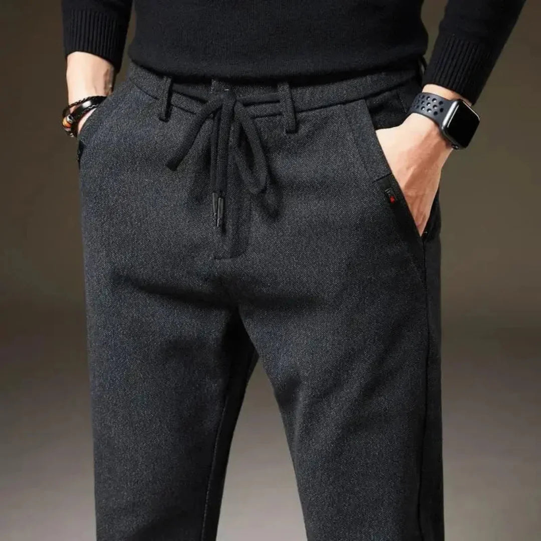 Men's Tailored Drawstring Pants - Stylish and Comfortable Fit-Fashinly
