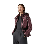 Women's Fitted Puffer Jacket - Stylish and Warm Outerwear-Fashinly
