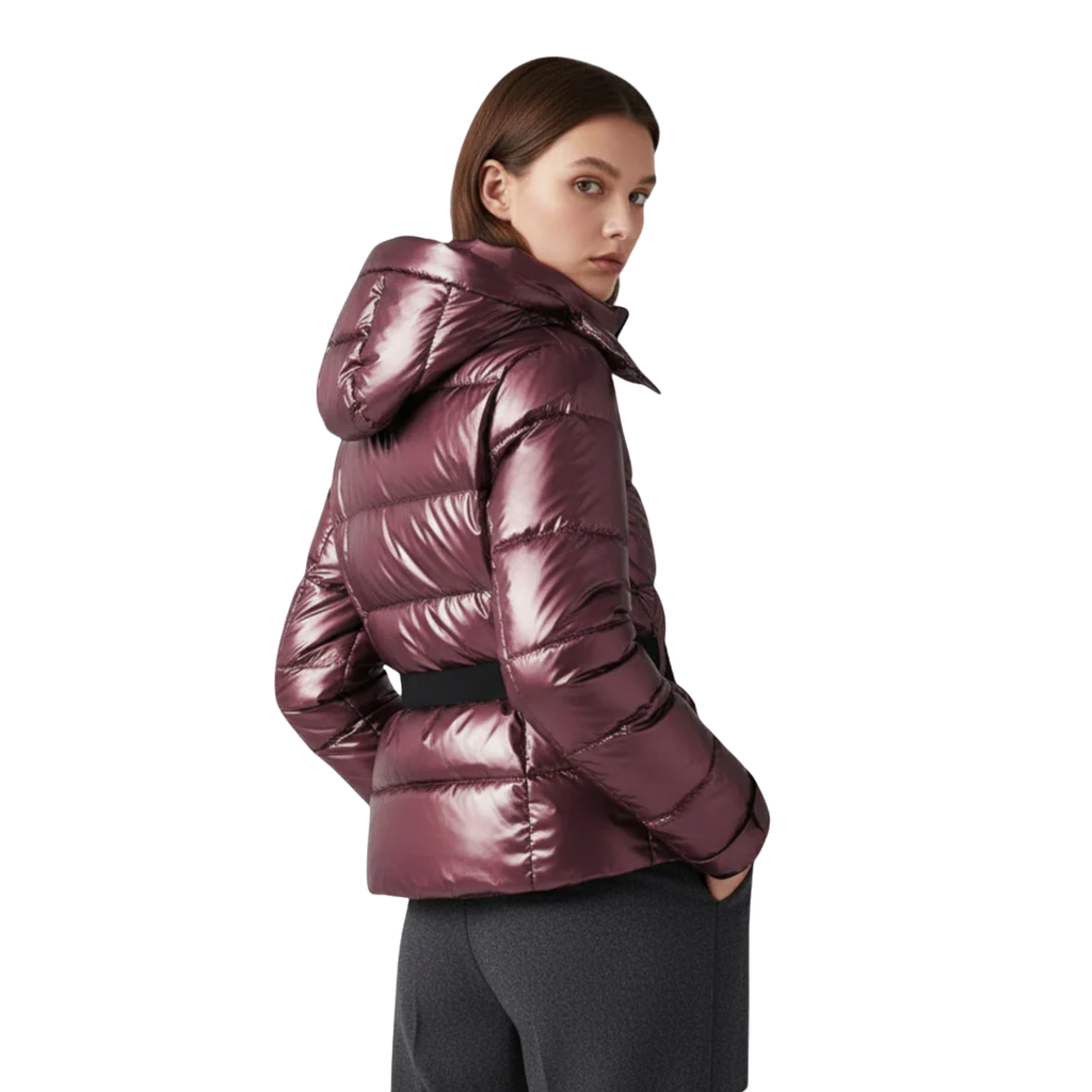 Women's Fitted Puffer Jacket - Stylish and Warm Outerwear-Fashinly