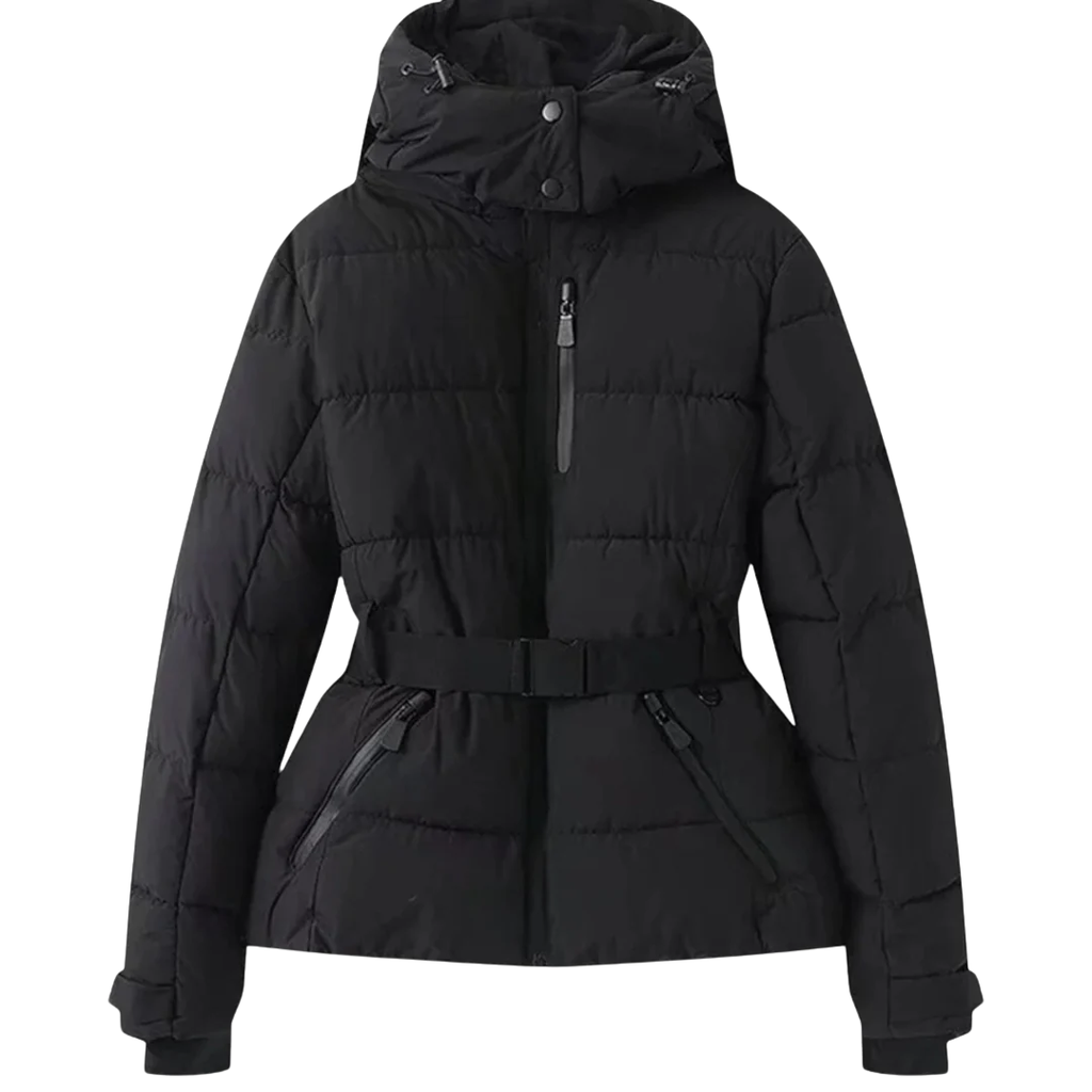 Women's Fitted Puffer Jacket - Stylish and Warm Outerwear-Fashinly