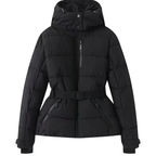 Women's Fitted Puffer Jacket - Stylish and Warm Outerwear-Fashinly