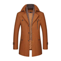 Men's Tailored Long Wool Coat-Fashinly
