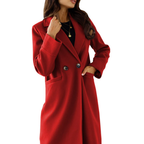Women's Tailored Lapel Overcoat-Fashinly