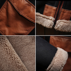 Men's Vintage Suede Jacket-Fashinly