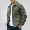 Men's Fleece-Lined Padded Jacket-Fashinly
