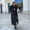 Women's Long Winter Puffer Coat-Fashinly